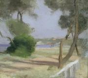 Clarice Beckett Beaumaris Foreshore oil